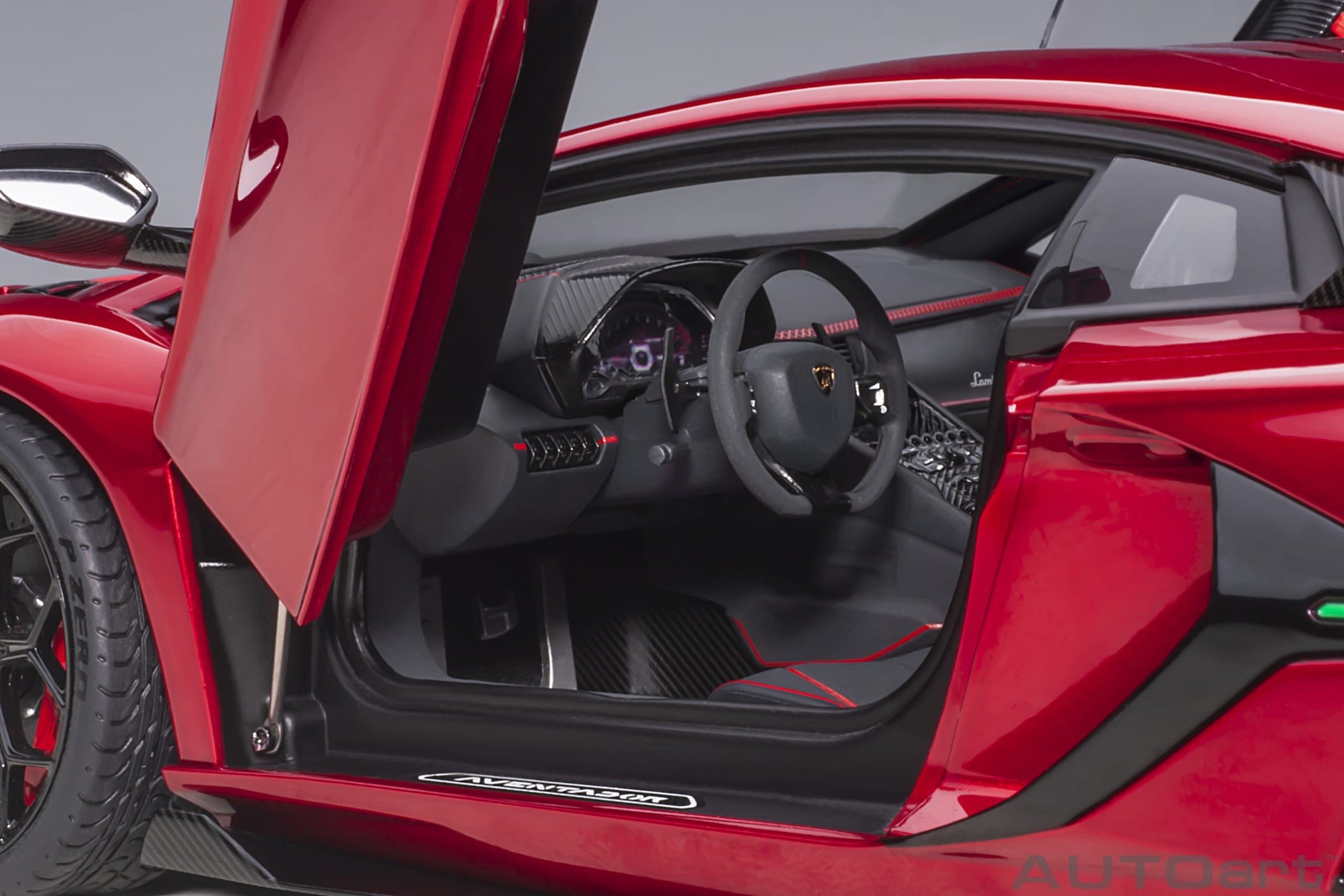 Lamborghini Aventador SVJ 2018 Rosso Efesto 1:18 - 48635