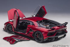 Lamborghini Aventador SVJ 2018 Rosso Efesto 1:18 - 48639