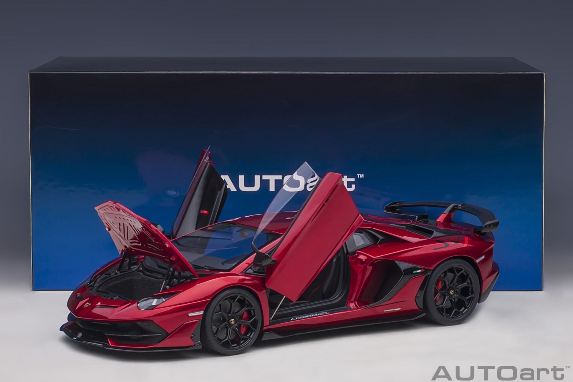 Lamborghini Aventador SVJ 2018 Rosso Efesto 1:18 - 48644