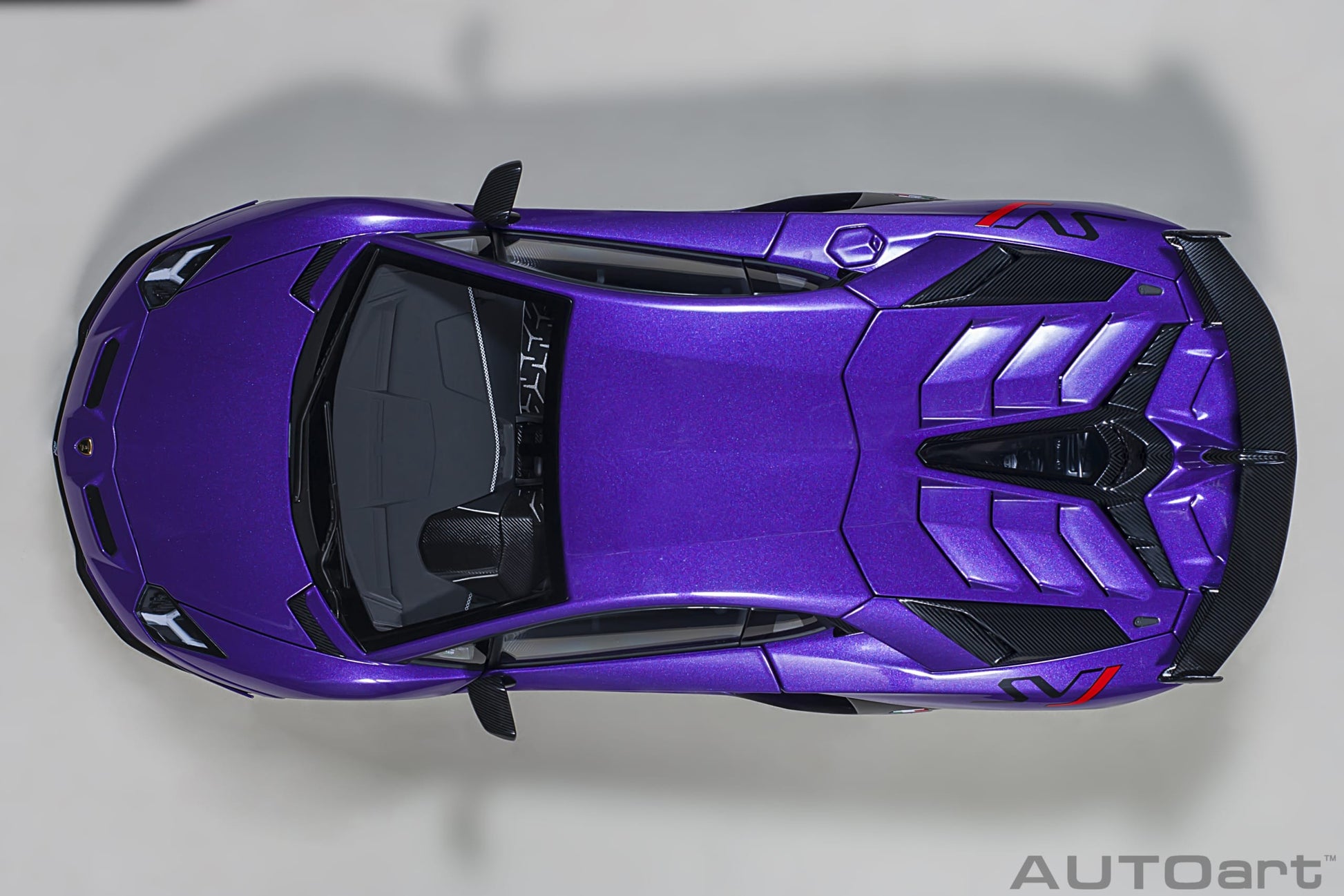 Lamborghini Aventador SVJ 2018 Viola Pasifea 1:18 - 48668