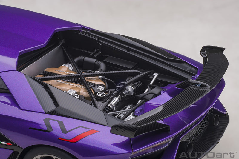 Lamborghini Aventador SVJ 2018 Viola Pasifea 1:18 - 48673