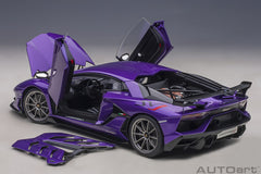 Lamborghini Aventador SVJ 2018 Viola Pasifea 1:18 - 48674