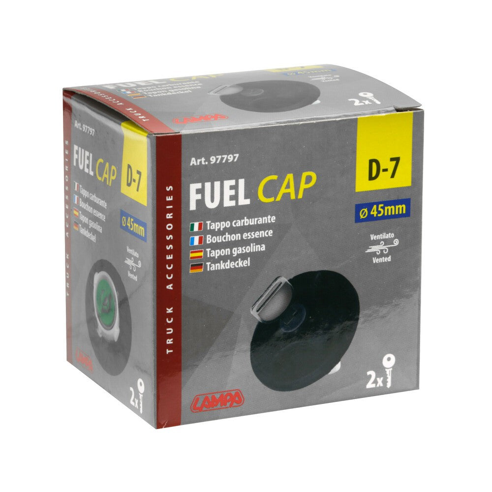 D-7 Tappo carburante ventilato - Ø 45 mm - 48953