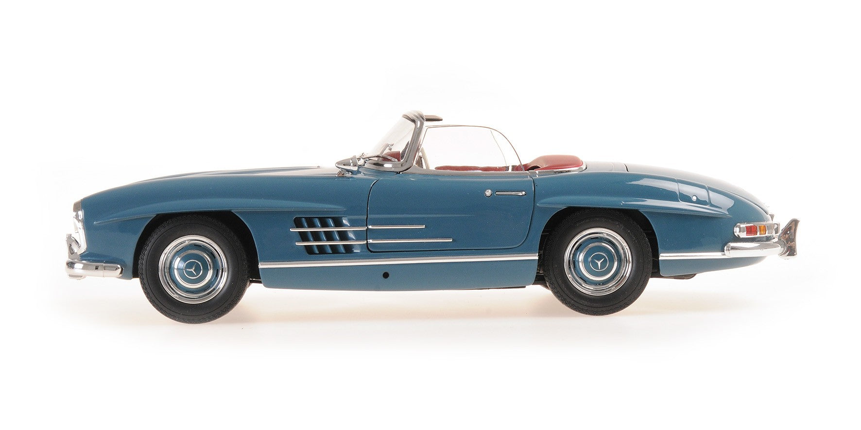 Mercedes Benz 300SL Roadster 1957 Blue 1:18 - 49007