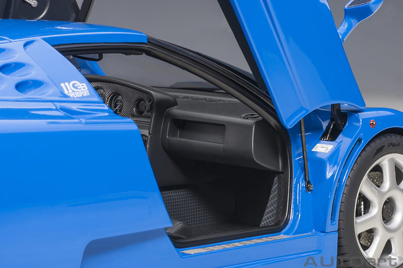 Bugatti EB 110 SS 1992 French Racing Blue 1:18 - 49128