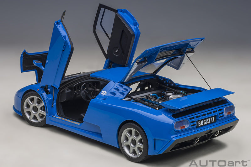 Bugatti EB 110 SS 1992 French Racing Blue 1:18 - 49131