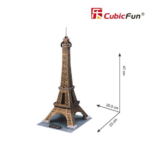 Torre Eiffel Parigi Cubic Fun 3D Puzzle 47 cm h - 49204