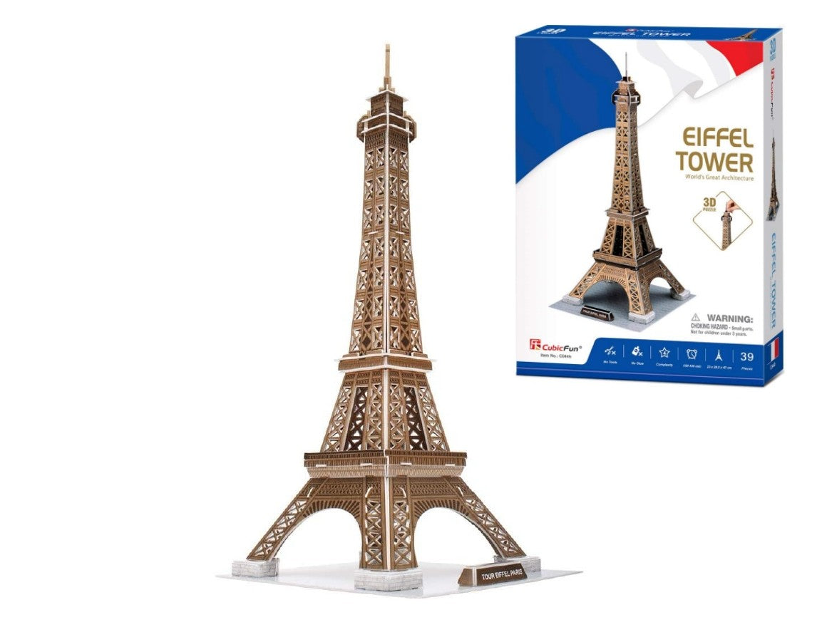 Torre Eiffel Parigi Cubic Fun 3D Puzzle 47 cm h - 49205