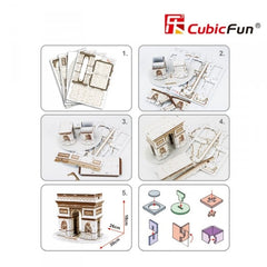 Arco di Trionfo Parigi Cubic Fun 3D Puzzle 18 cm h - 49215