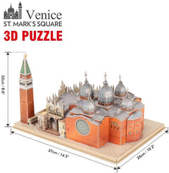 Piazza San Marco Venezia Cubic Fun 3D Puzzle 22 cm h - 49233