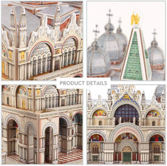 Piazza San Marco Venezia Cubic Fun 3D Puzzle 22 cm h - 49237