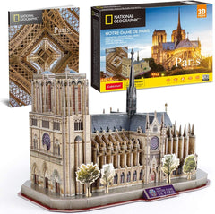 Notre Dame Parigi Cubic Fun 3D Puzzle 24 cm h - 49249