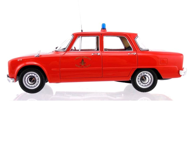 Alfa Romeo Giulia Super 1300 "Vigili del Fuoco" 1966 Rosso 1:18 - 4935