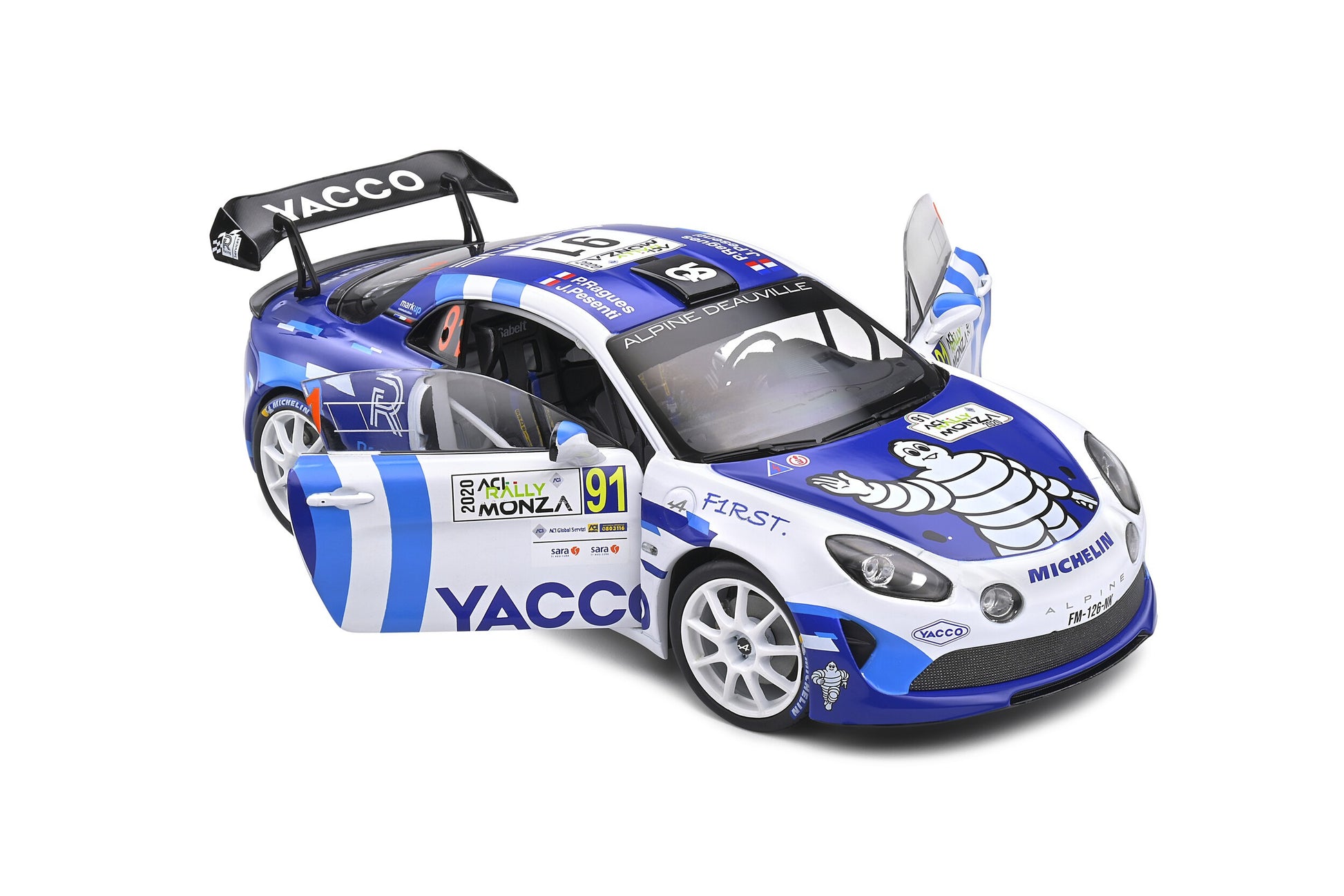 Alpine A110 Rally RGT Winner RGT class Rallye Monza 2020 Pierre Ragues - Julien Pesenti 1:18 - 49391