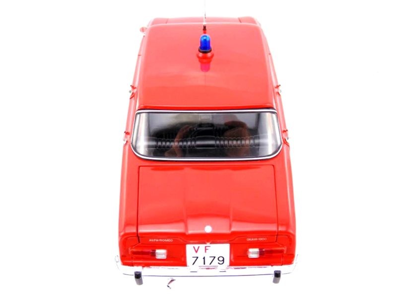 Alfa Romeo Giulia Super 1300 "Vigili del Fuoco" 1966 Rosso 1:18 - 4942