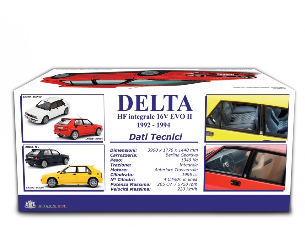 Lancia Delta HF Integrale Evo II 1992-94 Rosso Monza 1:18-17