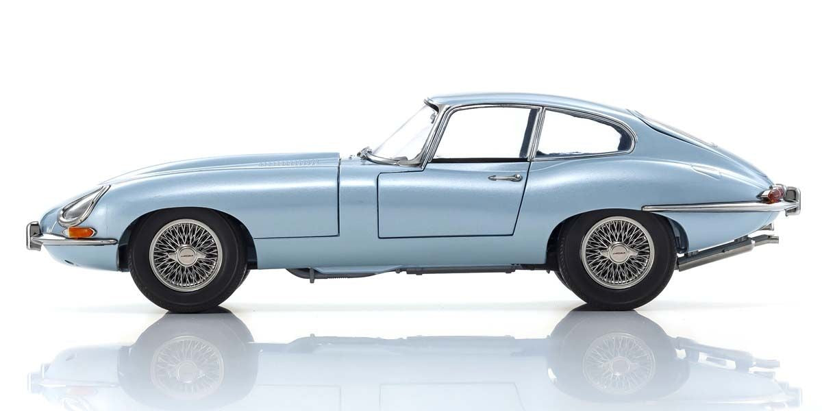 Jaguar E-Type coupe series  3.8 silver blue metallic 1:18 - 50158