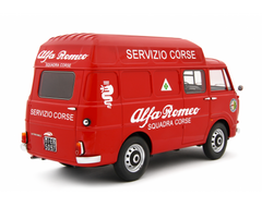 Alfa Romeo F12 Autocarro Tetto Sopralzato 1967 Servizio Corse Rosso 1:18-2