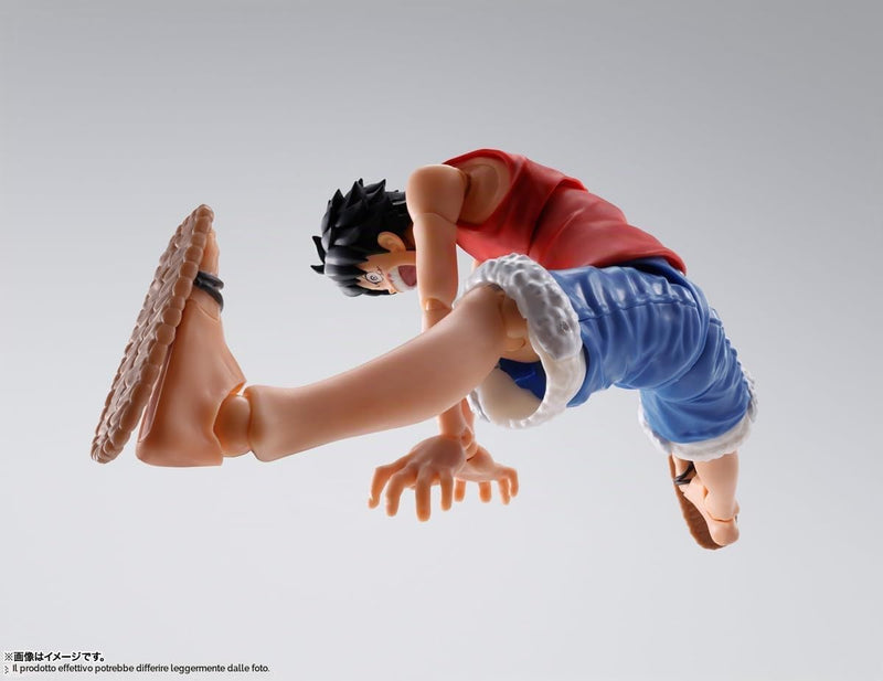 One Piece Monkey D. Luffy Romance Dawn Shf Bandai-5