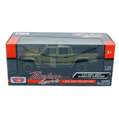 Jeep Gladiator Rubicon 2020 Sarge Green Open Top 1:24 - 50293