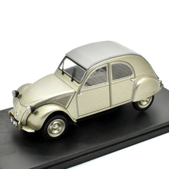 Citroen 2CV A Cabriolet Closed Roof 1950 Silver 1:24 - 50381