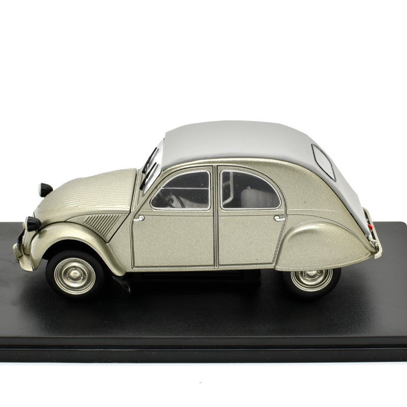 Citroen 2CV A Cabriolet Closed Roof 1950 Silver 1:24 - 50382