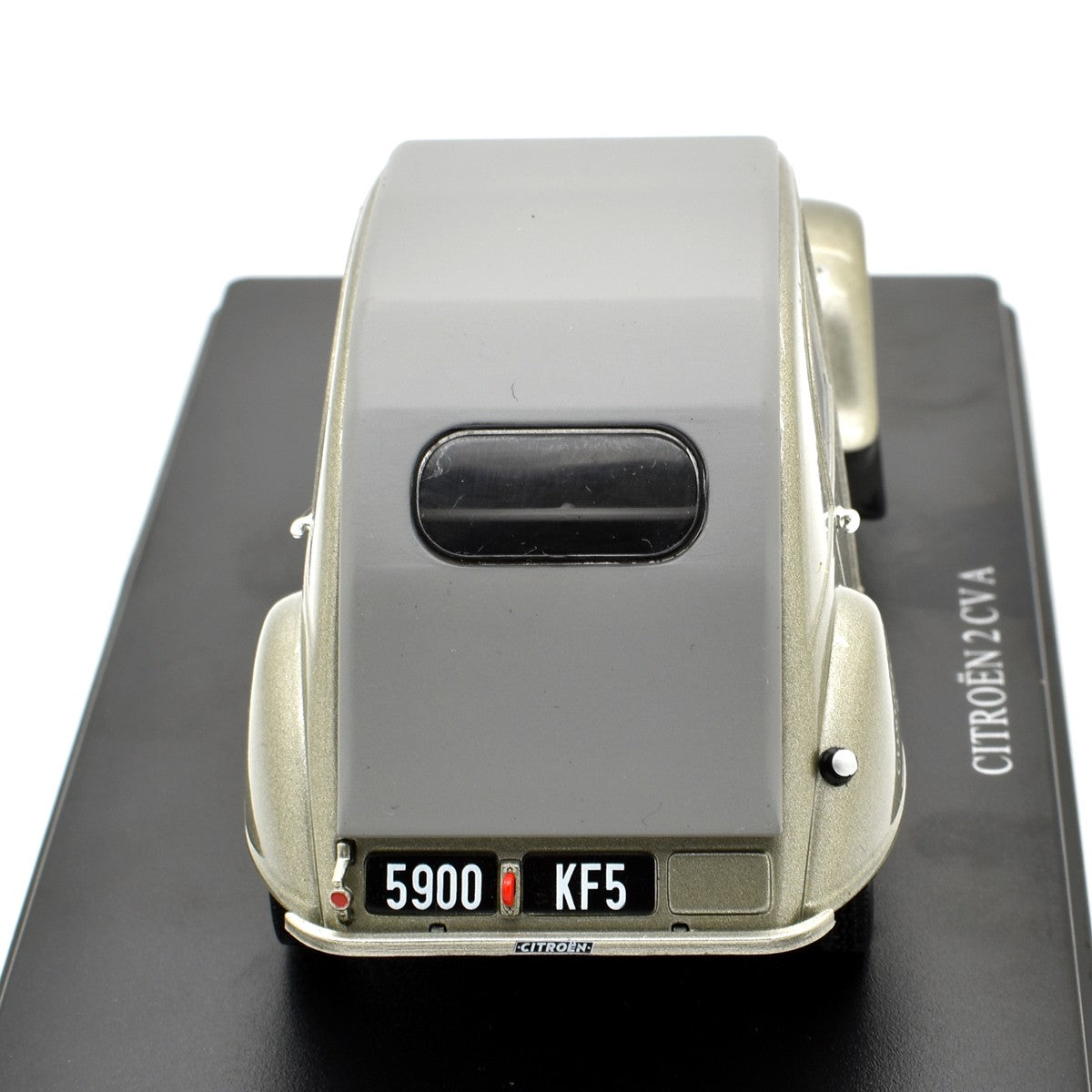 Citroen 2CV A Cabriolet Closed Roof 1950 Silver 1:24 - 50384
