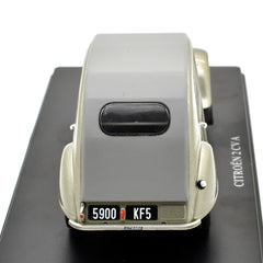 Citroen 2CV A Cabriolet Closed Roof 1950 Silver 1:24 - 50384