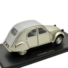 Citroen 2CV A Cabriolet Closed Roof 1950 Silver 1:24 - 50385