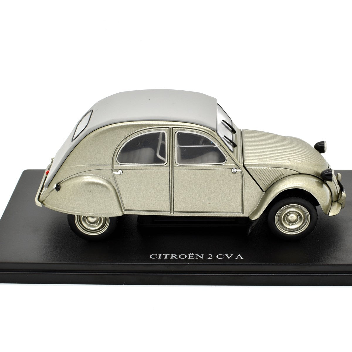 Citroen 2CV A Cabriolet Closed Roof 1950 Silver 1:24 - 50386