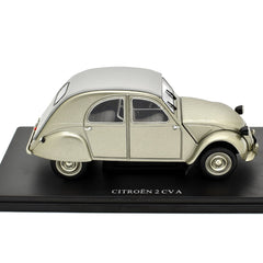 Citroen 2CV A Cabriolet Closed Roof 1950 Silver 1:24 - 50386