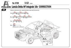 Lancia Delta HF integrale 16V "Martini Racing" Kit 1:12 - 50562