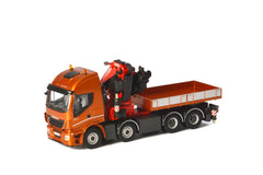 Iveco Stralis High Way  8x4 con gru FASSI 1100 e Ballast Box 1:50 - 51514