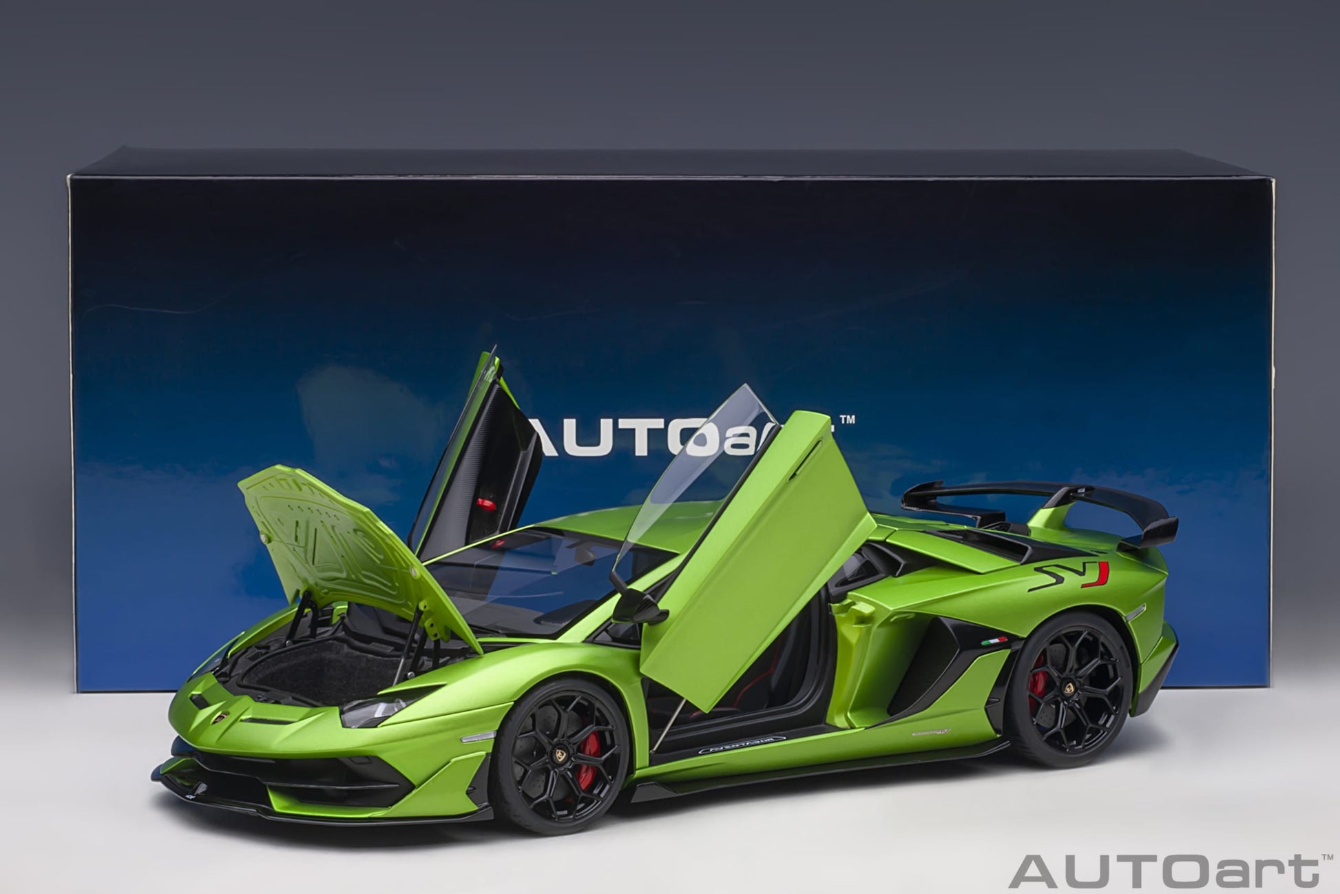 Lamborghini Aventador SVJ 2018 Verde Alceo 1:18 - 52054