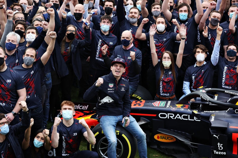 Max  Verstappen T-shirt World Champion F1 2021 Red Bull Racing  Puma Ufficiale - 52149