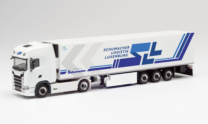 Scania CS 20 HD K.Sz. Schumacher  Logistics Luxembourg (L) white/blue 1:87 - 52378