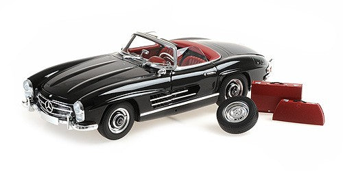 Mercedes Benz 300SL Roadster 1957 Black 1:18 - 52439