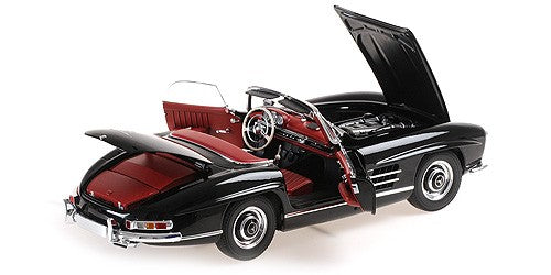 Mercedes Benz 300SL Roadster 1957 Black 1:18 - 52441