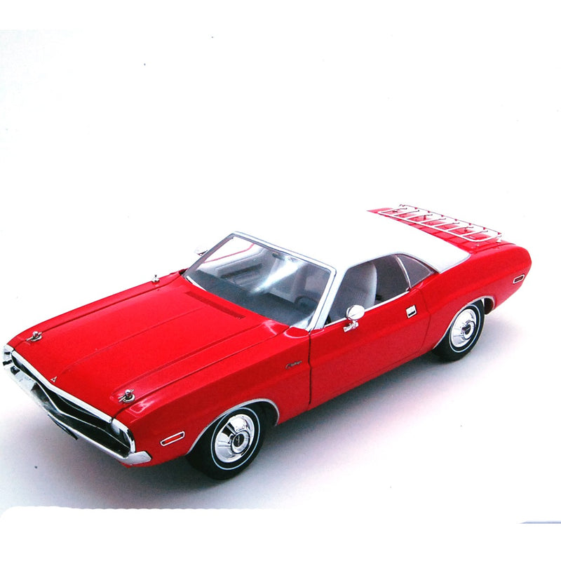 Dodge Challenger 1970 "The Challenger Deputy" Red with White Roof 1:18 - 52833