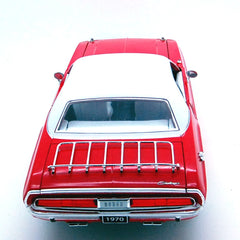 Dodge Challenger 1970 "The Challenger Deputy" Red with White Roof 1:18 - 52836