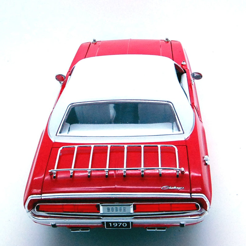 Dodge Challenger 1970 "The Challenger Deputy" Red with White Roof 1:18 - 52836