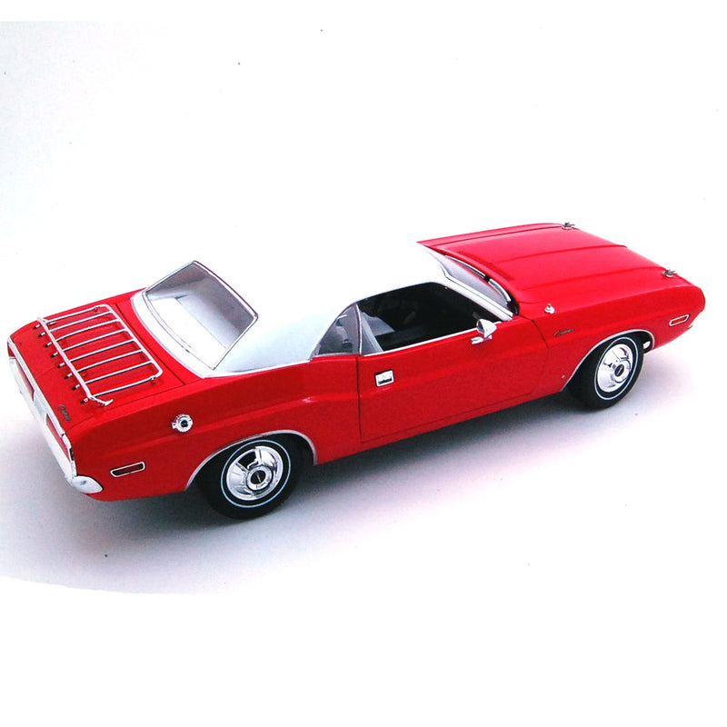 Dodge Challenger 1970 "The Challenger Deputy" Red with White Roof 1:18 - 52837