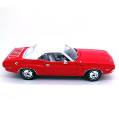 Dodge Challenger 1970 "The Challenger Deputy" Red with White Roof 1:18 - 52838