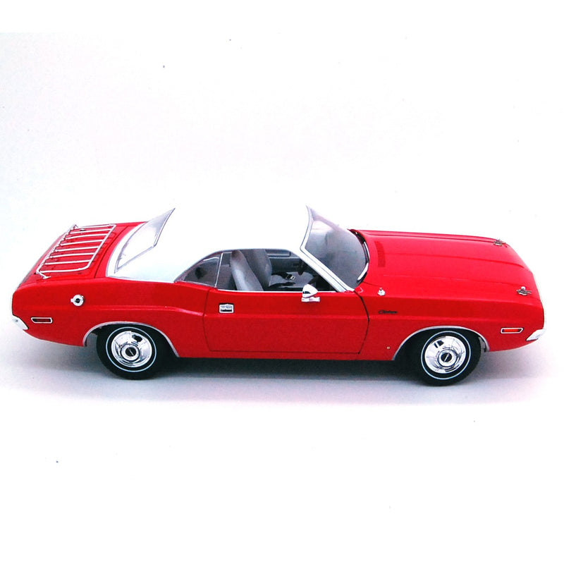 Dodge Challenger 1970 "The Challenger Deputy" Red with White Roof 1:18 - 52838