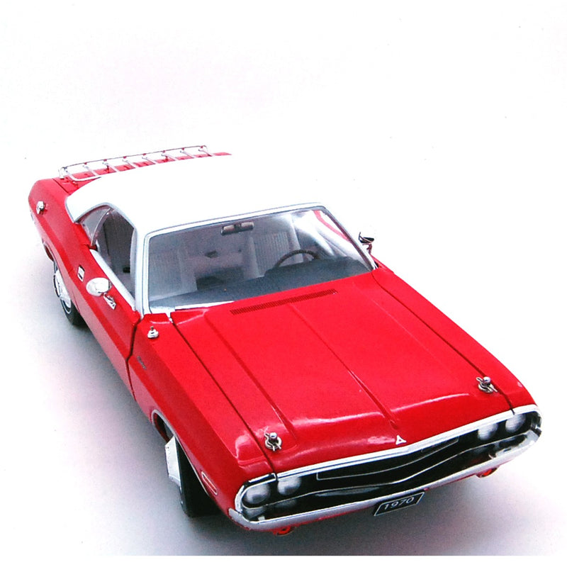 Dodge Challenger 1970 "The Challenger Deputy" Red with White Roof 1:18 - 52839