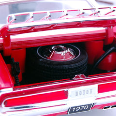 Dodge Challenger 1970 "The Challenger Deputy" Red with White Roof 1:18 - 52846