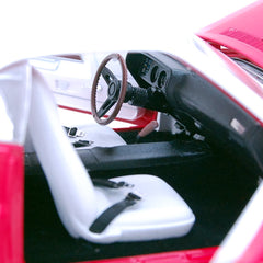 Dodge Challenger 1970 "The Challenger Deputy" Red with White Roof 1:18 - 52847