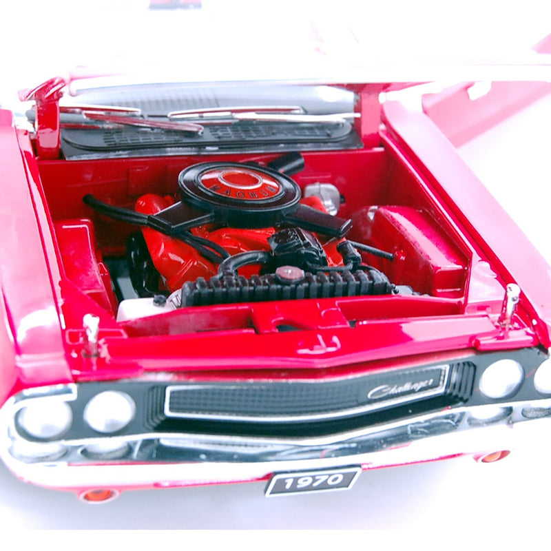 Dodge Challenger 1970 "The Challenger Deputy" Red with White Roof 1:18 - 52848