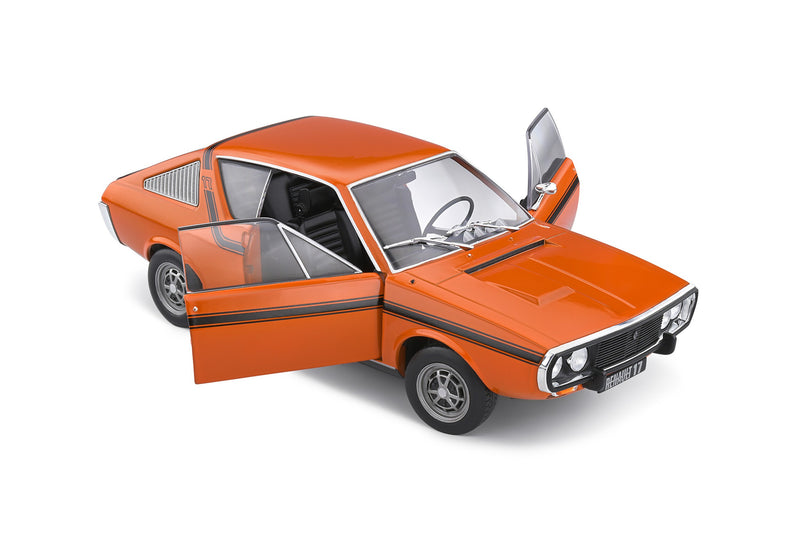 Renault 17 Gordini 1973 Orange Black 1:18 - 53564