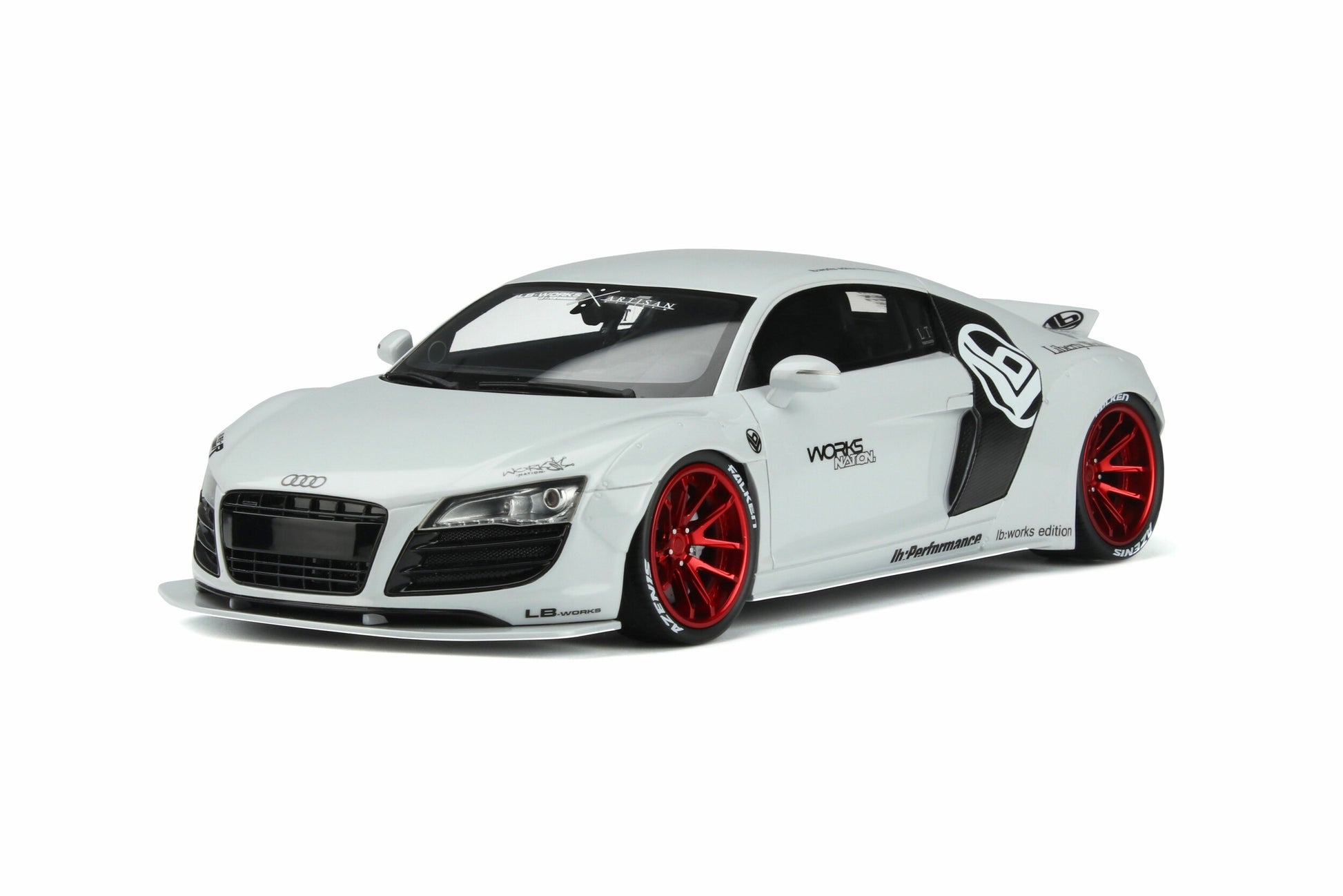 Audi R8 LB-Works 2019 Glacier White 1:18 - 53772